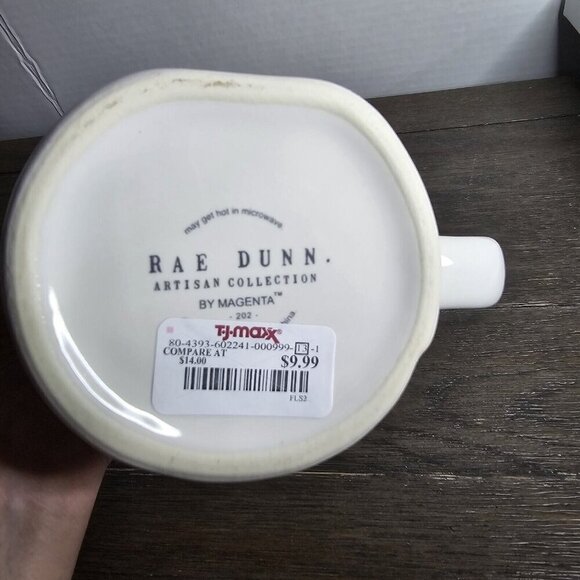 NWT Rae Dunn Artisan Kiss Me St Patrick's Day Mug Four Leaf Clover Topper 2021 - Picture 10 of 10